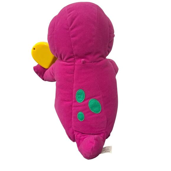 Playskool Vintage Sing n' Strum Barney Animated Plush Toy with Guitar - Picture 4 of 5